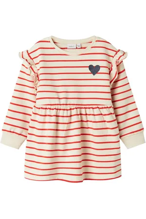 NAME IT Mini-jurk NMFTORINA NREG SWE DRESS BRU PB