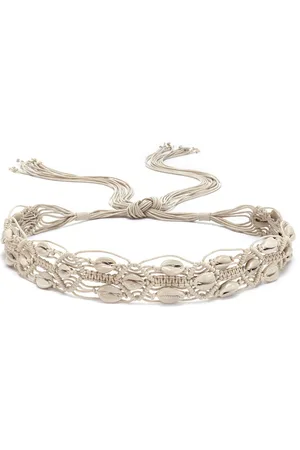 Lascana Tailleriem Bindceintuur met schelpen, sieradenriem, riem voor jurk & overall, buikhalsband