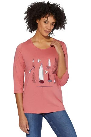 Classic Basics Shirt met 3/4-mouwen Shirt (1-delig)