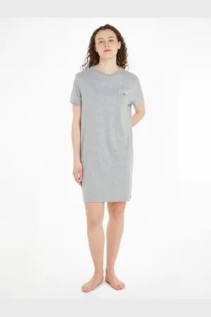 Tommy Hilfiger Nachthemd SHORT SLEEVE T-SHIRT DRESS met tommy hilfiger logo print