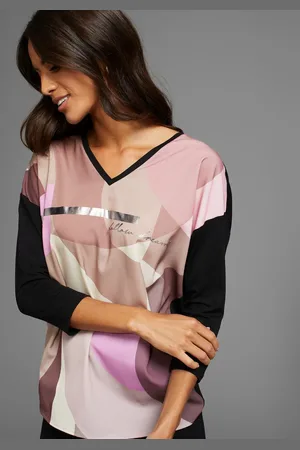 Laura Scott Shirtblouse met grafische print