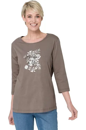 Classic Basics Shirt met 3/4 mouwen Shirt (1-delig)