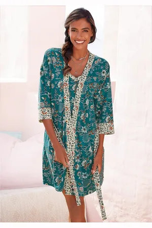 Lascana Kimono met bloemenprint all-over