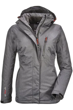 Killtec Outdoorjack Nira Water- en winddichte jas, ademend, afneembare capuchon