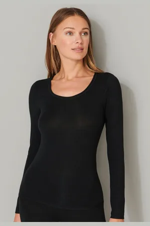 Schiesser Shirt met lange mouwen "Personal Fit" met platte zijnaden voor het hoogste draagcomfort