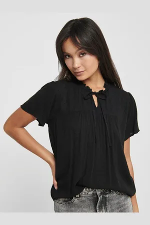 JDY Blouse met korte mouwen LIMA LIFE S/S TOP WVN NOOS
