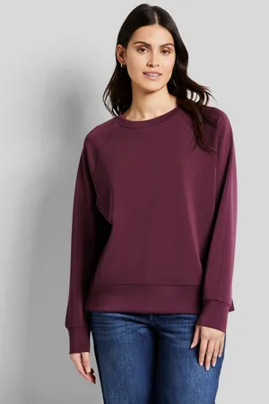 Bugatti Sweatshirt van elastisch modalweefsel