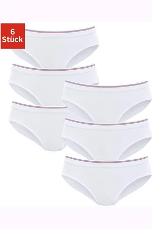 H.I.S Bikinibroekje elastische katoenkwaliteit (6 stuks, Set van 6)
