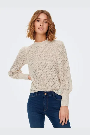 JDY Shirt met lange mouwen AVERY L/S LACE TOP JRS NOOS