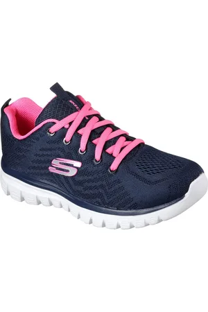 Skechers Sneakers Graceful - Get Connected Vrijetijdsschoen, lage schoen, veterschoen in schoenwijdte G (wijd)