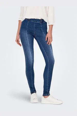 ONLY Skinny fit jeans ONLWAUW MID SK ZIP CUT DNM