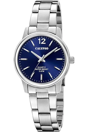 Calypso Kwartshorloge Basic Horloge, dameshorloge, stalen band, analoog