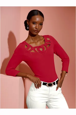 CRÉATION L Shirt met 3/4 mouwen Shirt (1-delig)