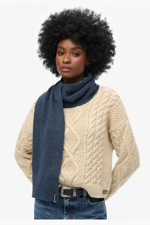 Superdry Gebreide sjaal ESSENTIAL LOGO KNITTED SCARF