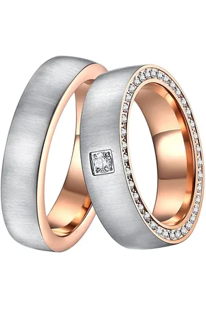 DOOSTI Trouwring Sieraden cadeau roestvrijstalen trouwring partnerring LIEBE