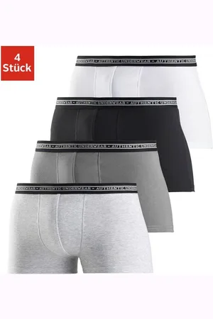Authentic Underwear Boxershort voor heren zwarte weefband met logo-opschrift (set, 4 stuks)