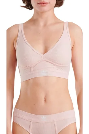 adidas Bustier Flex Ribbed Cotton met elastische onderbusteband