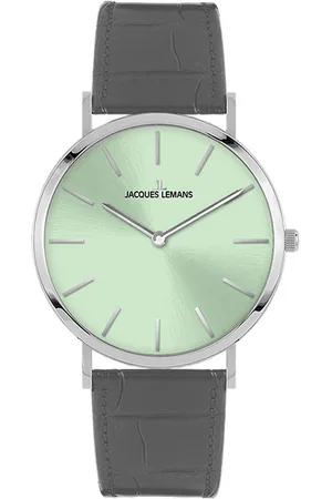 Jacques Lemans Kwartshorloge Nizza Polshorloge, dameshorloge, leren armband, glas met saffiercoating
