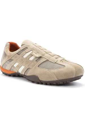 Geox Slip-on sneakers UOMO SNAKE Slipper, vrijetijdsschoen met sierstiksels en speciale membraan