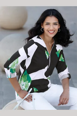 Classic Basics Shirt met V-hals Shirt met lange mouwen (1-delig)