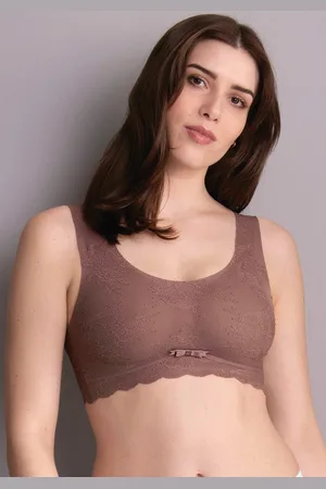 Anita Bralette Essentials Kant met voorgevormde cups Bloemige kant, uitneembare schuimcups, delicate zijden band (1-delig)
