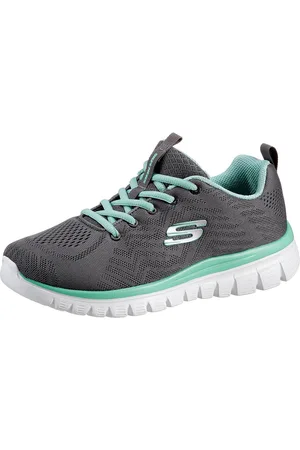 Skechers Sneakers Graceful - Get Connected Vrijetijdsschoen, lage schoen, veterschoen in schoenwijdte G (wijd)