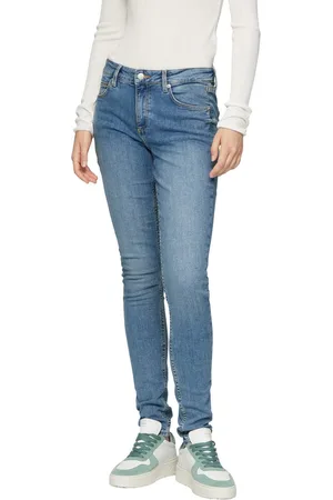 QS by s.Oliver Skinny fit jeans Sadie met zakken
