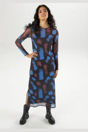 Aniston Maxi-jurk met kleurharmonische, grafische print (Met jersey onderjurk)