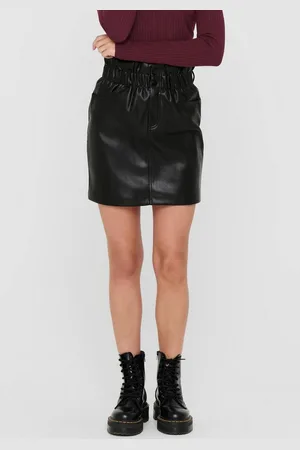 ONLY Imitatieleren rok ONLMAIYA-MIRI FAUX LEATHER SKRT
