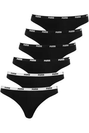PUMA String met smalle elastische logo-tailleband (Set van 6)