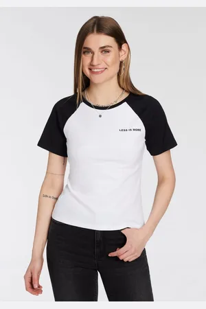 AJC T-shirt met raglanmouwen