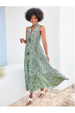 Heine Maxi-jurk Gedessineerde jurk