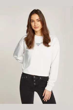 Tommy Hilfiger Sweatshirt TJW ESSENTIAL LOGO 1 CREW EXT in grote maten met logo-opschrift