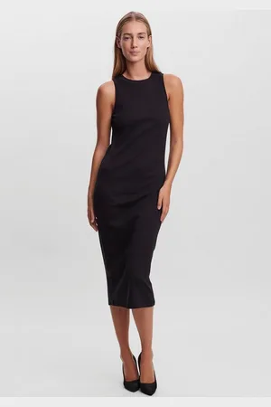 VERO MODA Maxi-jurk VMLAVENDER SL CALF DRESS NOOS