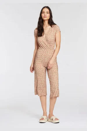 Laura Scott Jumpsuit met trendy all-over print