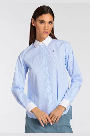 DELMAO Overhemdblouse met klassieke details