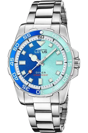 Lotus Kwartshorloge Polshorloge, dameshorloge, roestvrijstalen armband, tot 10 bar waterdicht