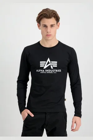 Alpha Industries Longsleeve Men - Longsleeves Basic T - Longsleeve