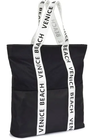 Venice Beach Shopper met mesh-inzet, handtas, strandtas vegan