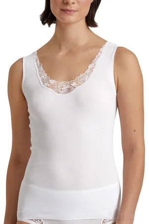 Calida Hemd Cotton Desire met elegante kantversiering