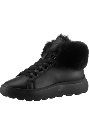Geox Winterlaarzen D SPHERICA High top sneaker, veterschoenen, winterboots met plateauzool