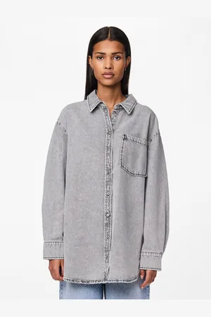 Pieces® Jeans blouse PCMAISIE LS DENIM SHIRT NOOS BC