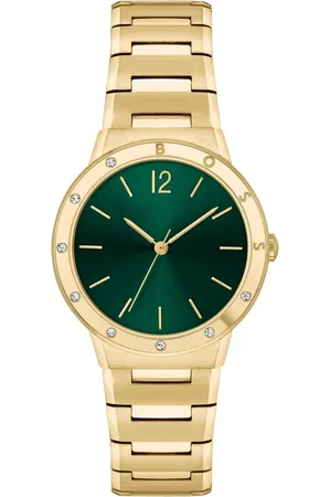 HUGO BOSS Kwartshorloge Breath Damenuur, horloge, glaskristallen, roestvrijstalen band