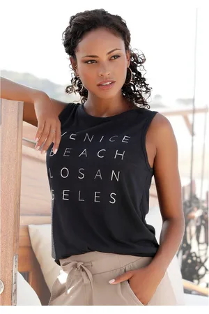 Venice Beach Tanktop met logoprint, tanktop
