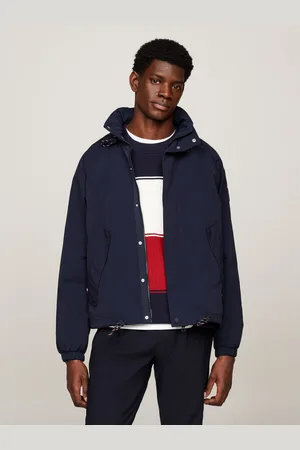 Tommy Hilfiger Blouson REGATTA JACKET waterafstotend, hoog gesloten, met opbergbare capuchon