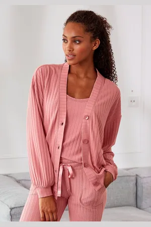 QS by s.Oliver Cardigan met brede knoopsluiting, loungewear
