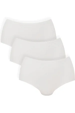 Anita High-waist-slip Essential High-Waist-Slip set van 3 onzichtbaar onder strakke kleding, naadloos, rekbaar (3 stuks)