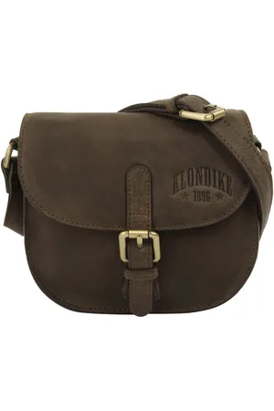 Klondike Schoudertas CAREY echt leder