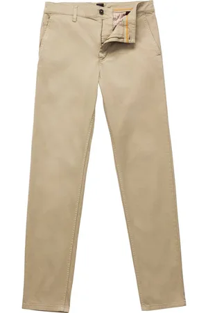 HUGO BOSS Chino tapered met boss-logo aan de achterkant