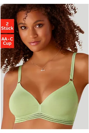 Petite Fleur Soft-bh zonder beugels, in een mooie driehoeksvorm (2-delig, Set van 2)